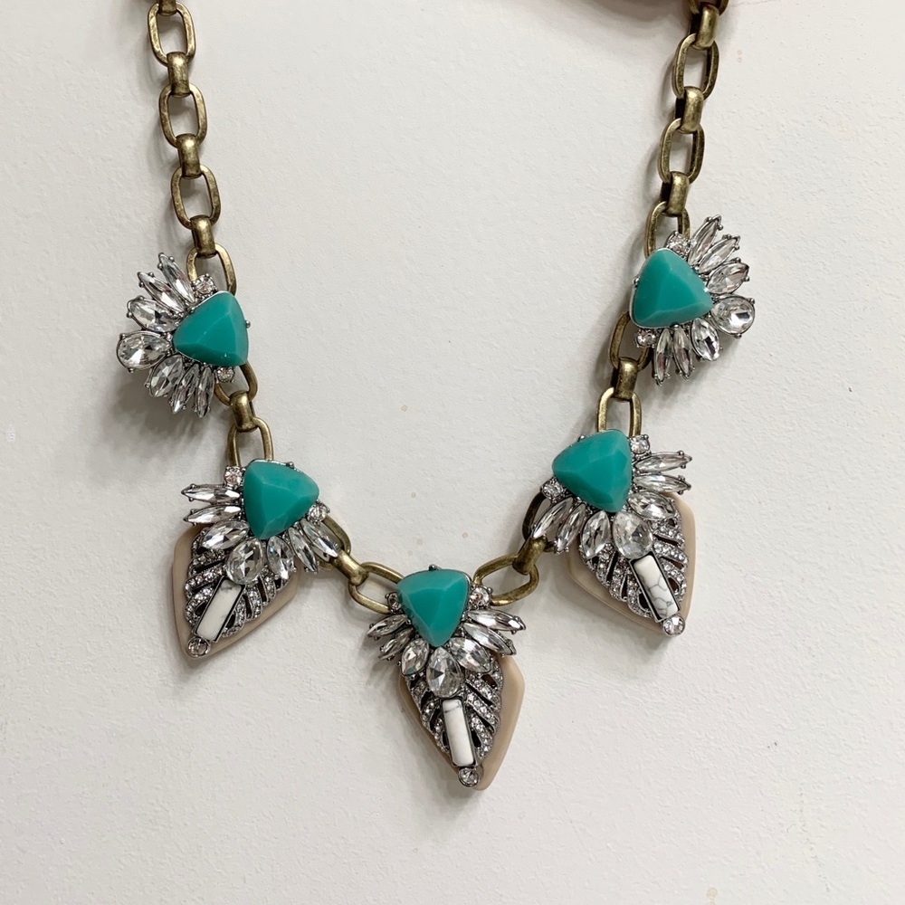 LIKE NEW, Tropical Turquoise Statement Necklace
